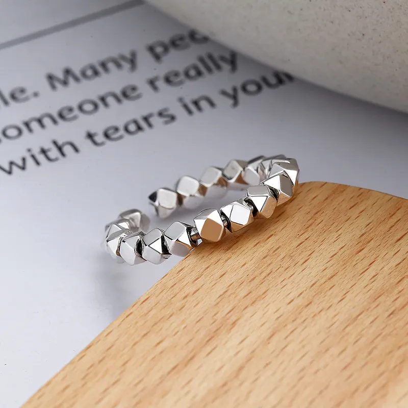 XIHUILIN S925 Sterling Silver Rings Women's-3