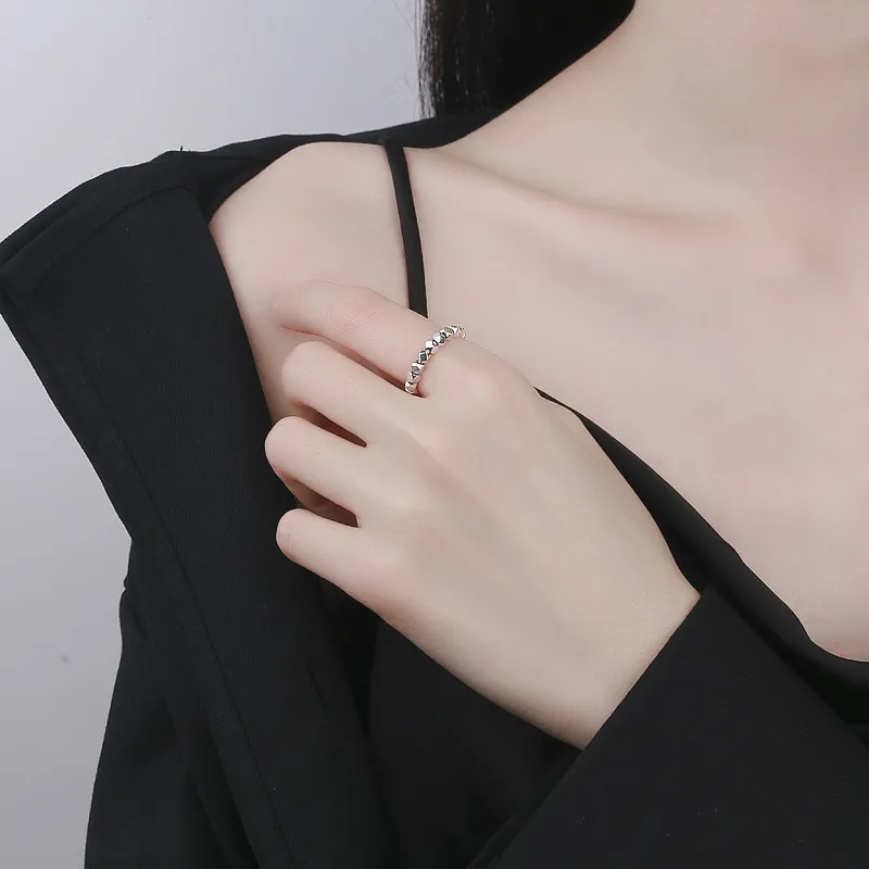 XIHUILIN S925 Sterling Silver Rings Women's-2