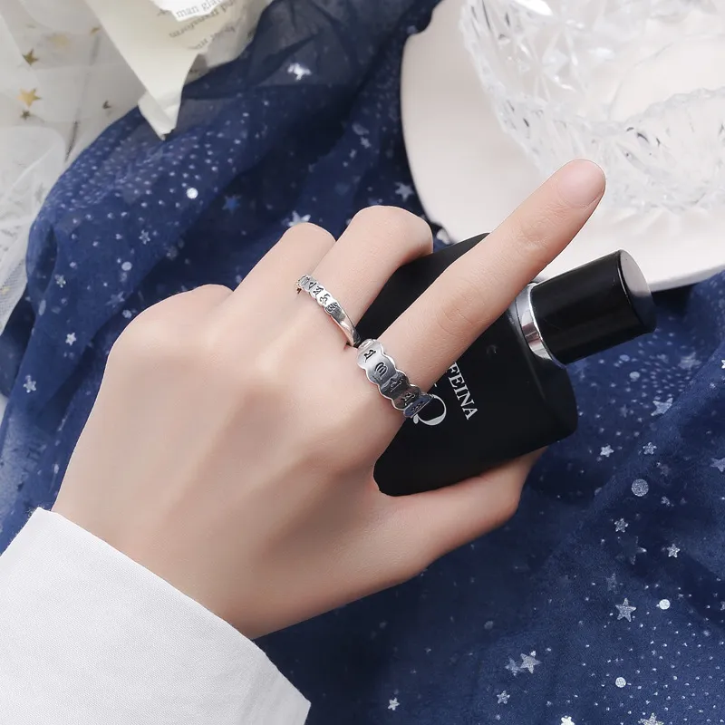 XIHUILIN S925 Sterling Silver Rings Unisex-2