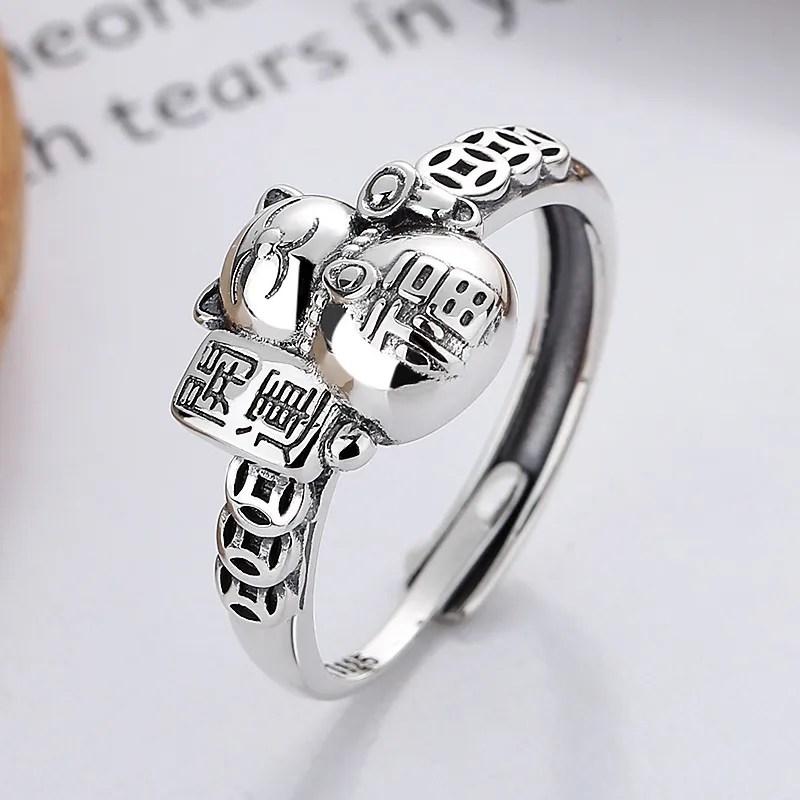 XIHUILIN S925 Silver Rings Unisex-4
