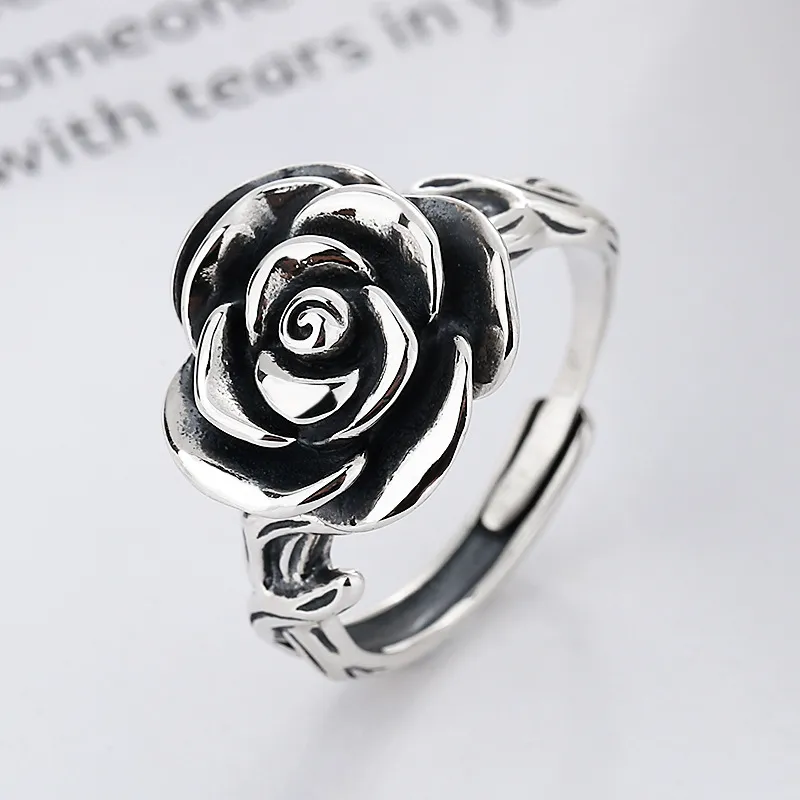 XIHUILIN S925 Sterling Silver Rings Women's-3