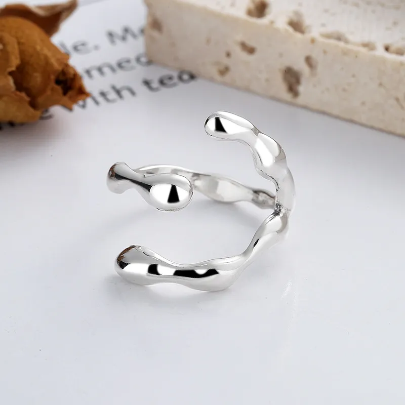 XIHUILIN S925 Silver Rings Women's-5