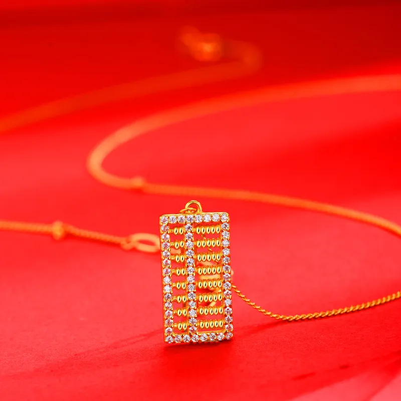 XIHUILIN 925 Sterling Silver Necklaces Women's Gold-3