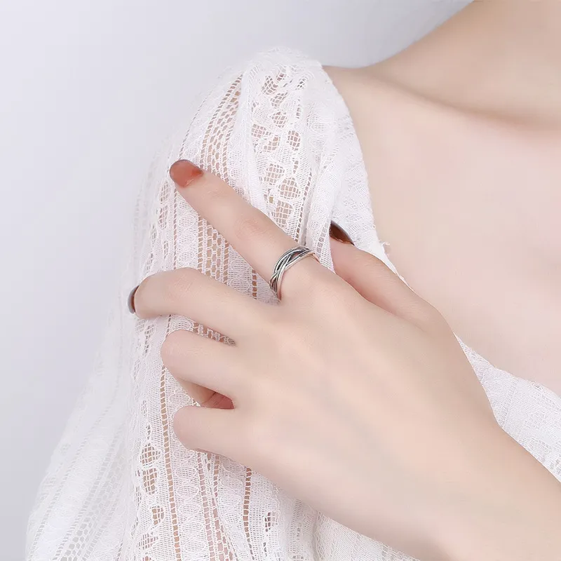 XIHUILIN S925 Sterling Silver Rings Women's-1