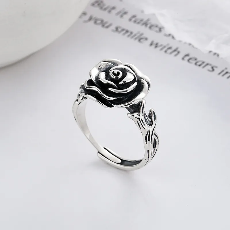 XIHUILIN S925 Sterling Silver Rings Women's-4