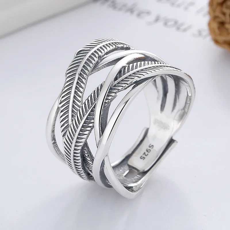 XIHUILIN S925 Sterling Silver Rings Unisex-1