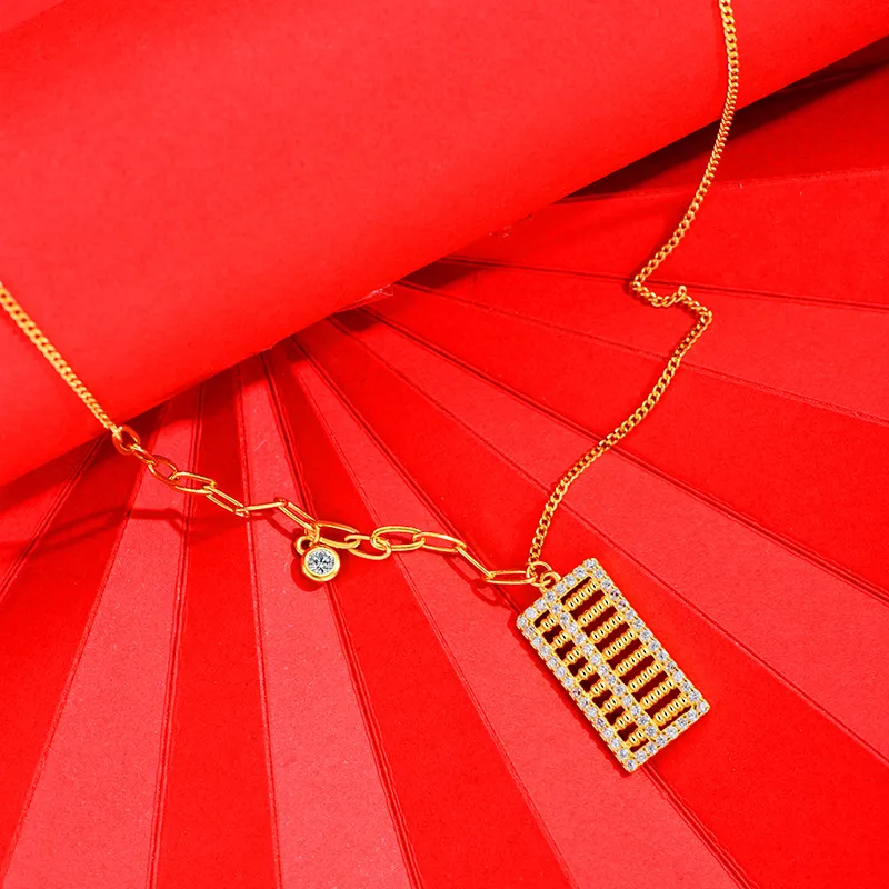 XIHUILIN 925 Sterling Silver Necklaces Women's Gold-2