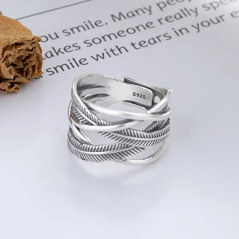 XIHUILIN S925 Sterling Silver Rings Unisex-2