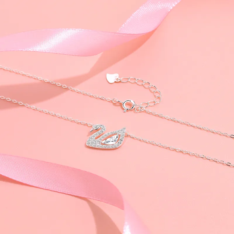 XIHUILIN 925 Sterling Silver Necklaces Women's-2