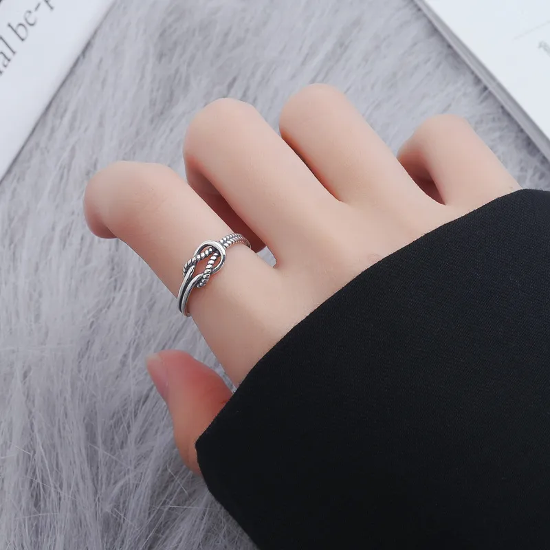 XIHUILIN S925 Sterling Silver Rings Unisex-1