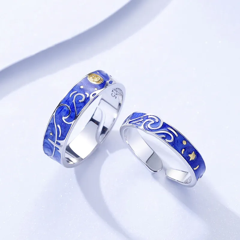 XIHUILIN S925 Silver Rings Unisex-3