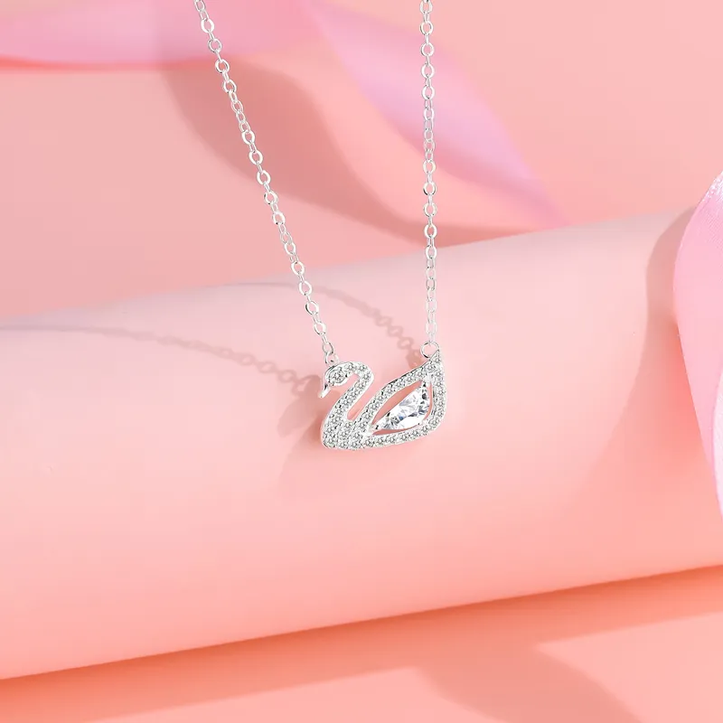 XIHUILIN 925 Sterling Silver Necklaces Women's-3