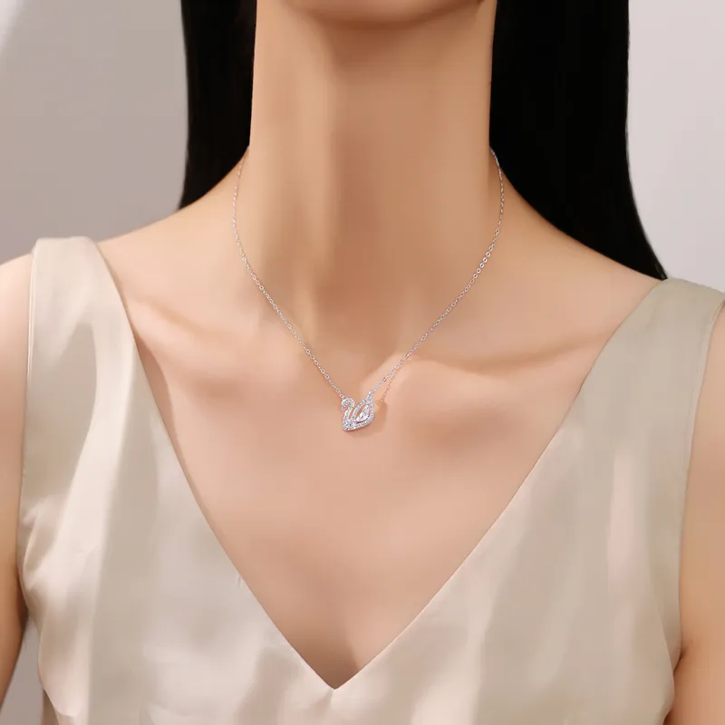 XIHUILIN 925 Sterling Silver Necklaces Women's-1
