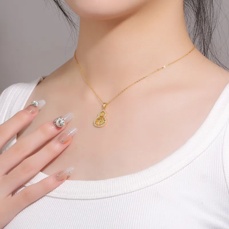 XIHUILIN S925 Silver Necklaces Women's-2