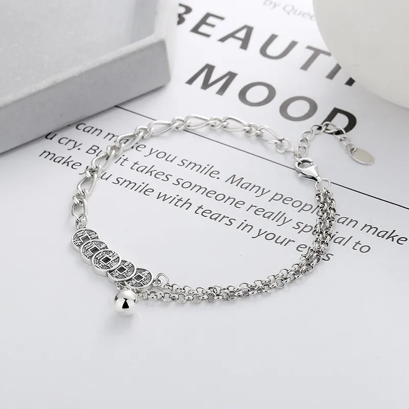 XIHUILIN 925 Sterling Silver Bracelets Unisex-3