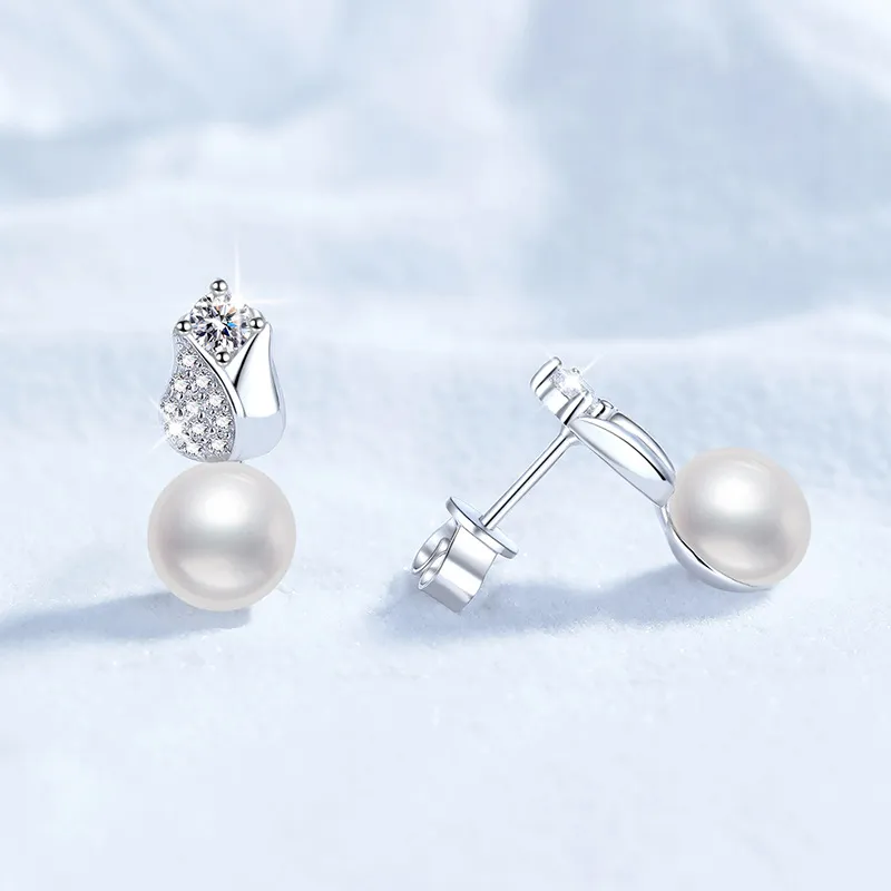 JINJI Pearl Earrings Women's-2