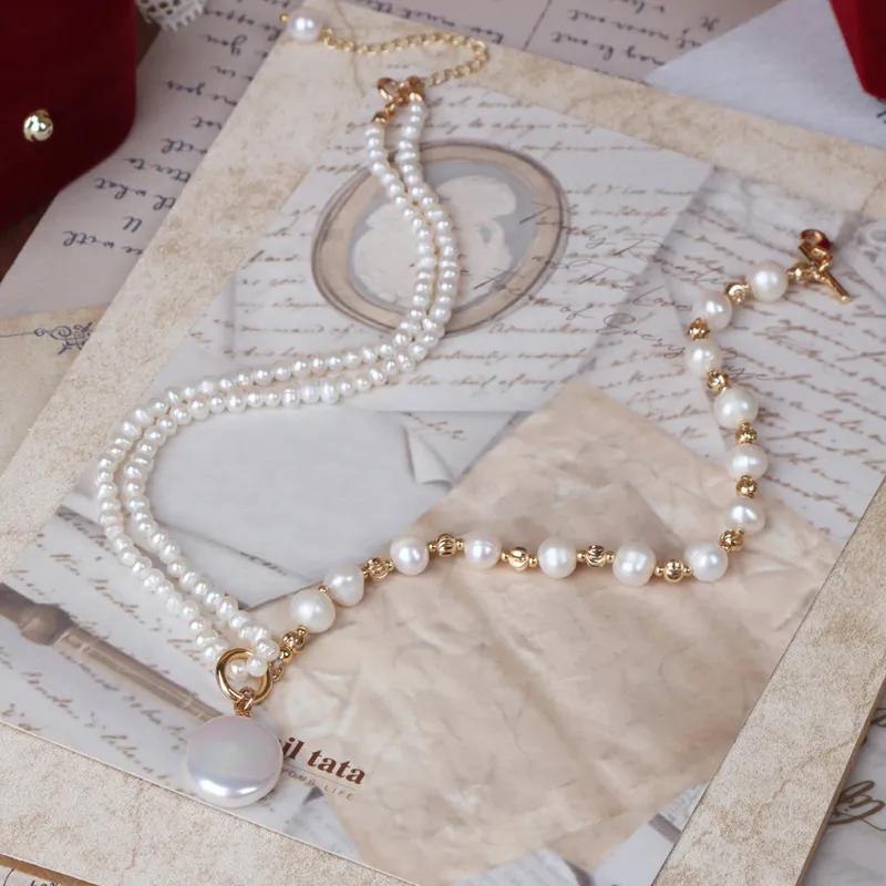JINJI Pearl Necklaces Women's-2