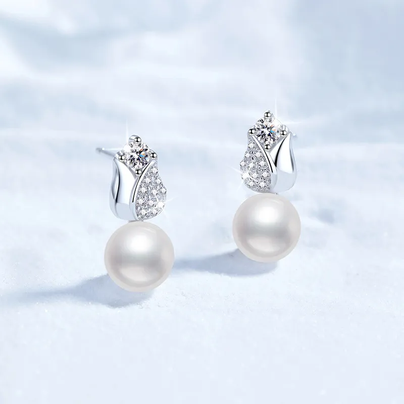 JINJI Pearl Earrings Women's-1