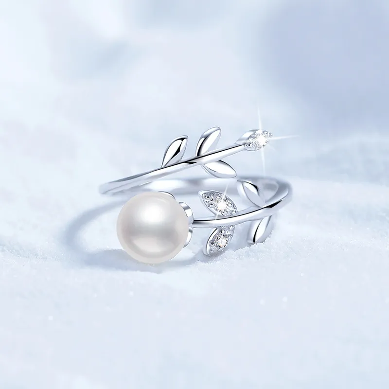 JINJI Pearl Rings Women's-3