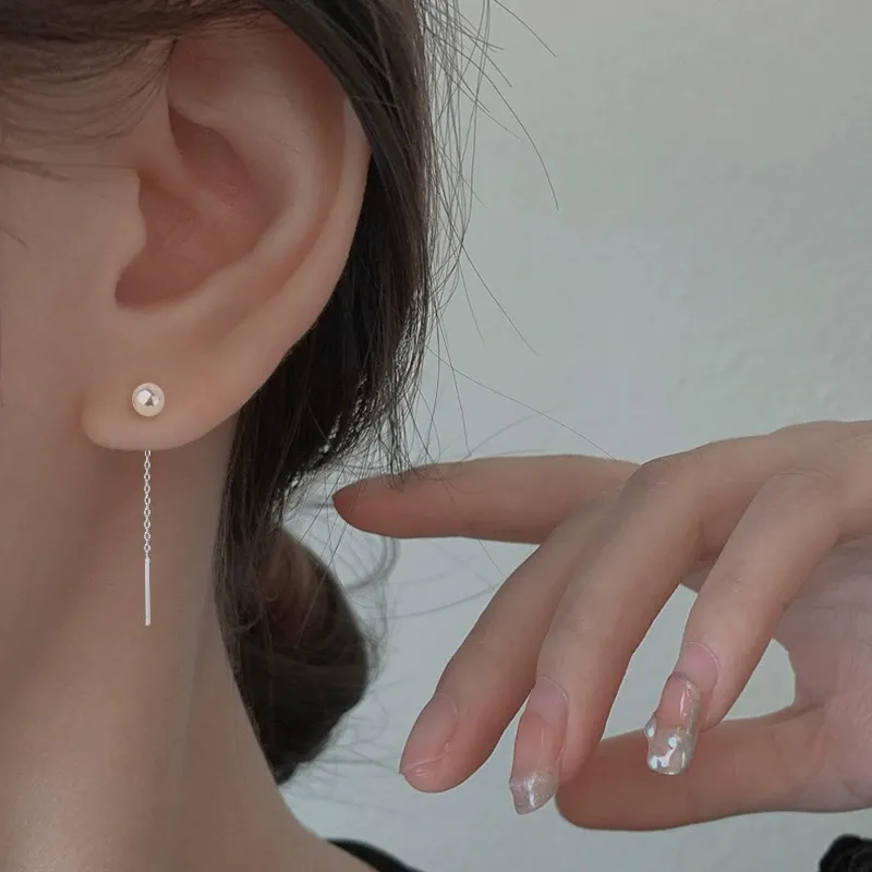 JINJI Pearl Drop Earrings Women's-2