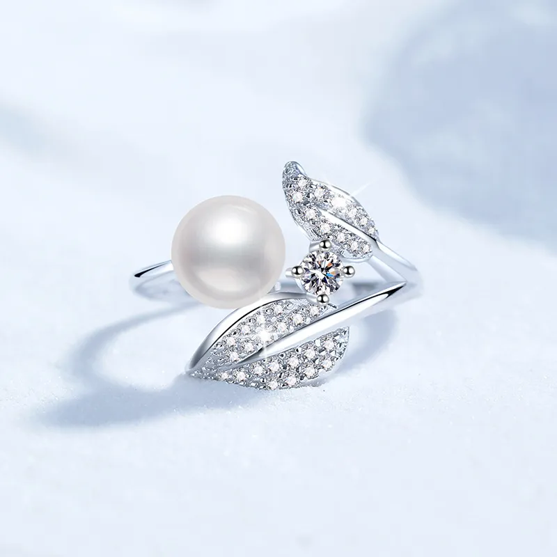 JINJI Pearl Rings Women's-3