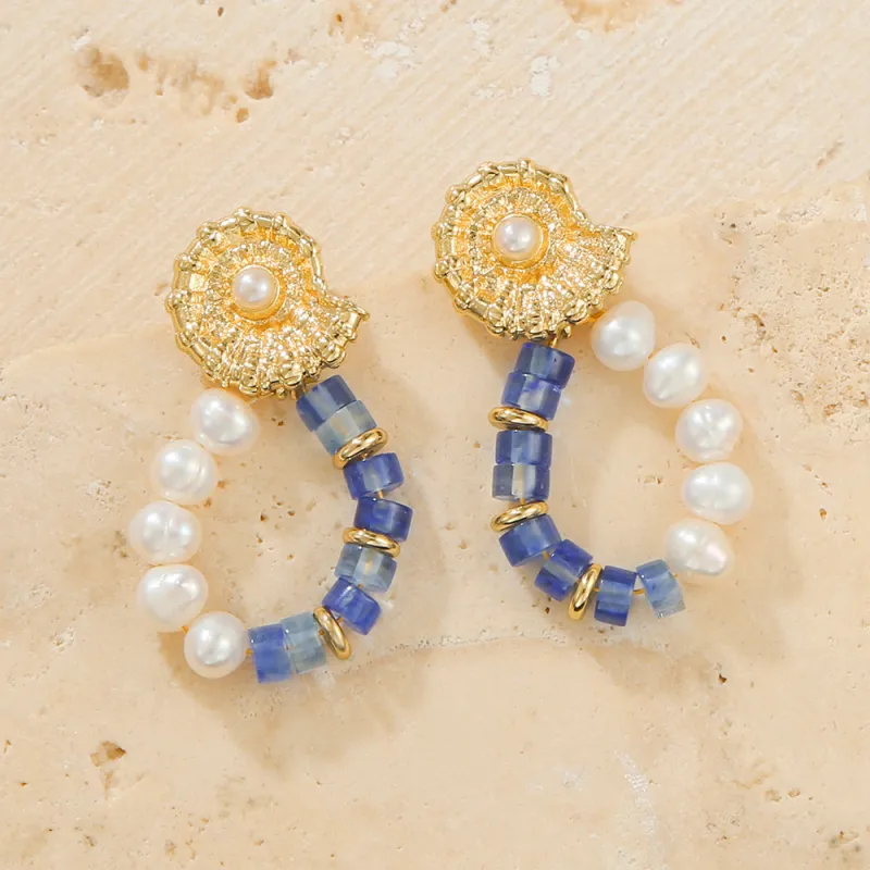JINJI Pearl Earrings Women's-2
