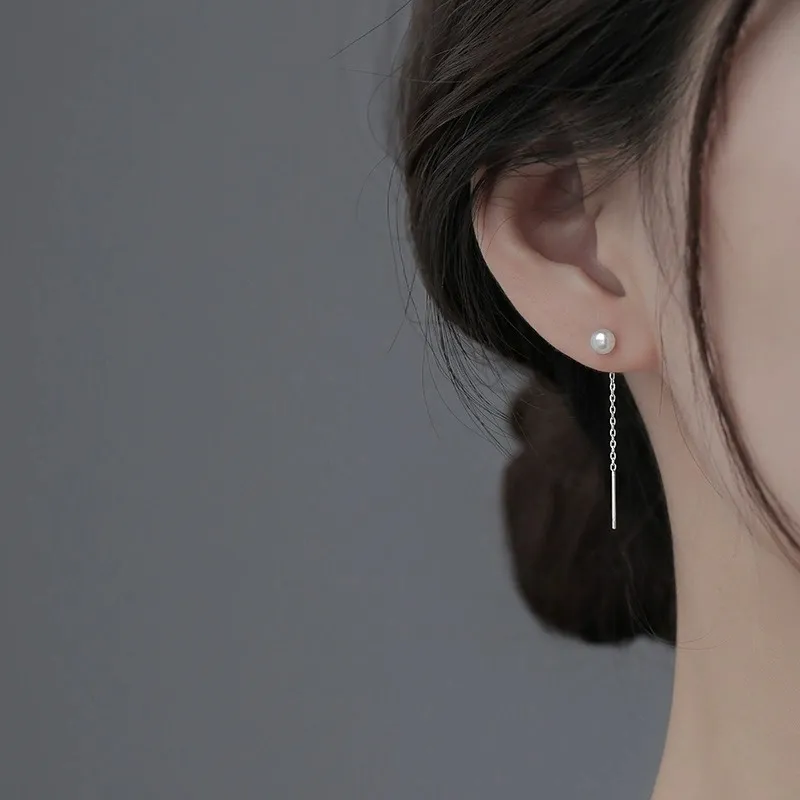 JINJI Pearl Drop Earrings Women's-3