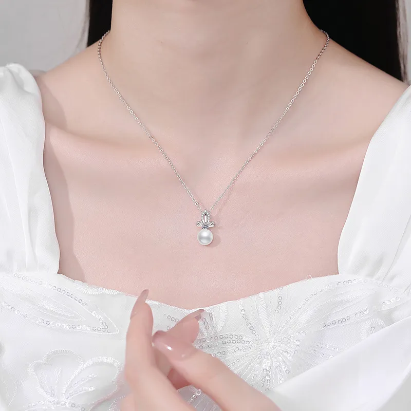JINJI Pearl Necklaces Women's-4