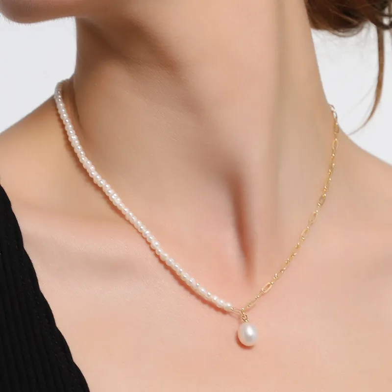 JINJI Pearl Necklaces Women's-3