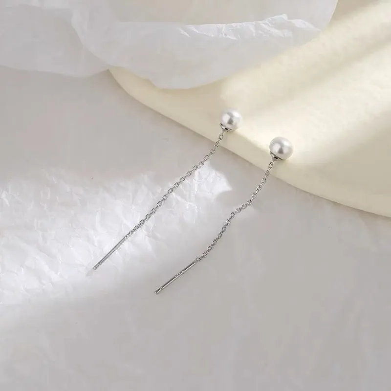 JINJI Pearl Drop Earrings Women's-1