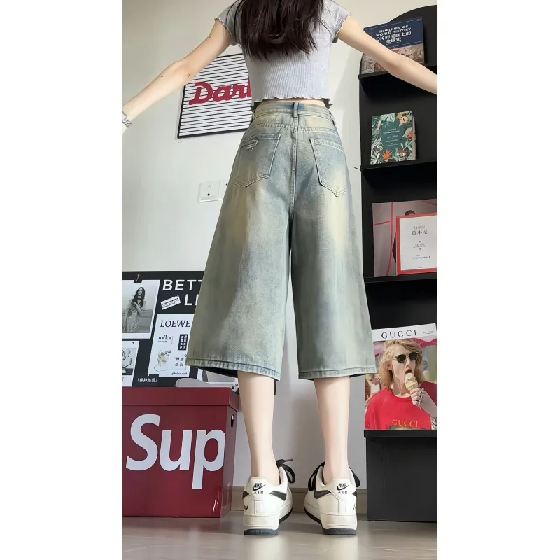 Vitocano Denim Shorts Unisex Vintage-4