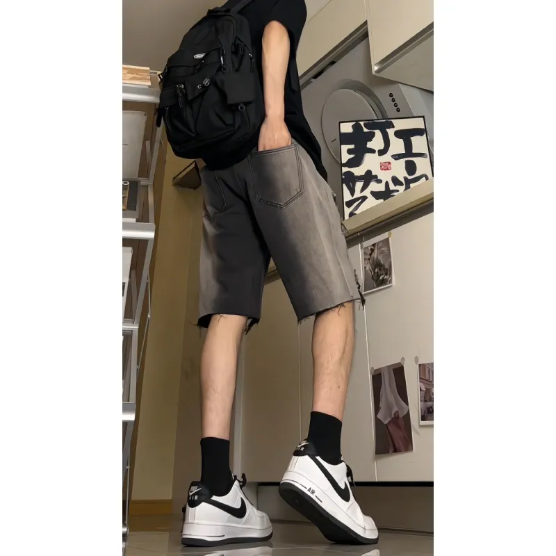 Vitocano Denim Shorts Unisex Black-5