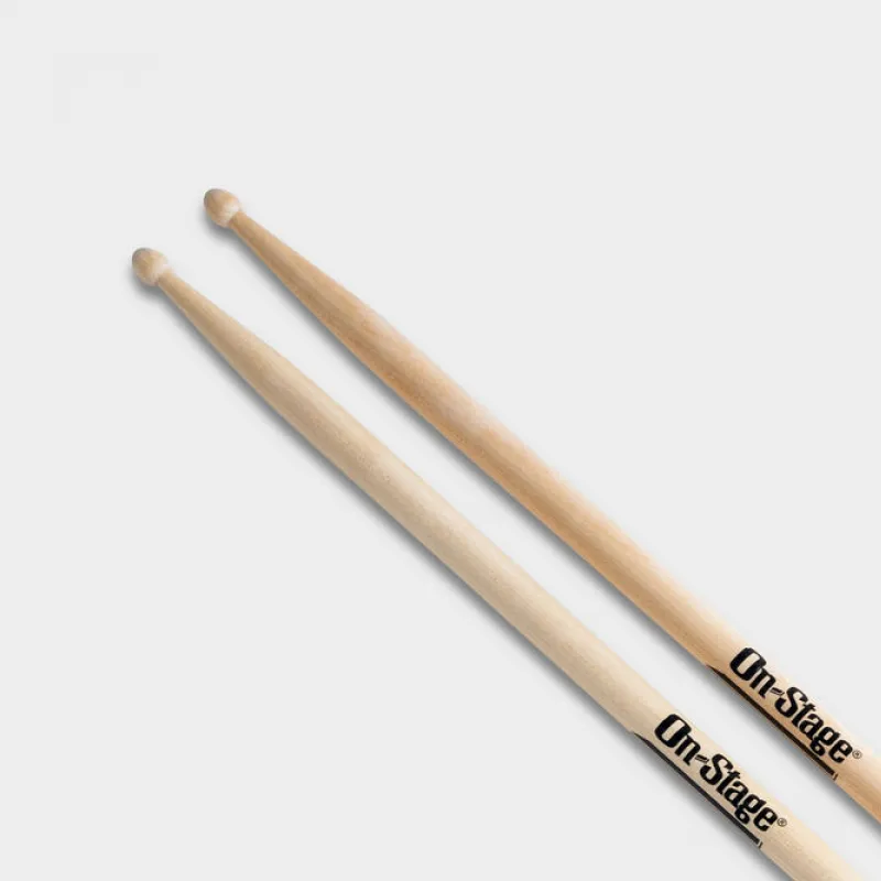 ON STAGE MW5A/HW5A Maple Drum Sticks Durable Solid Wood Drum Mallets Orchestral Keyboard Musical Instrument Accessory-1
