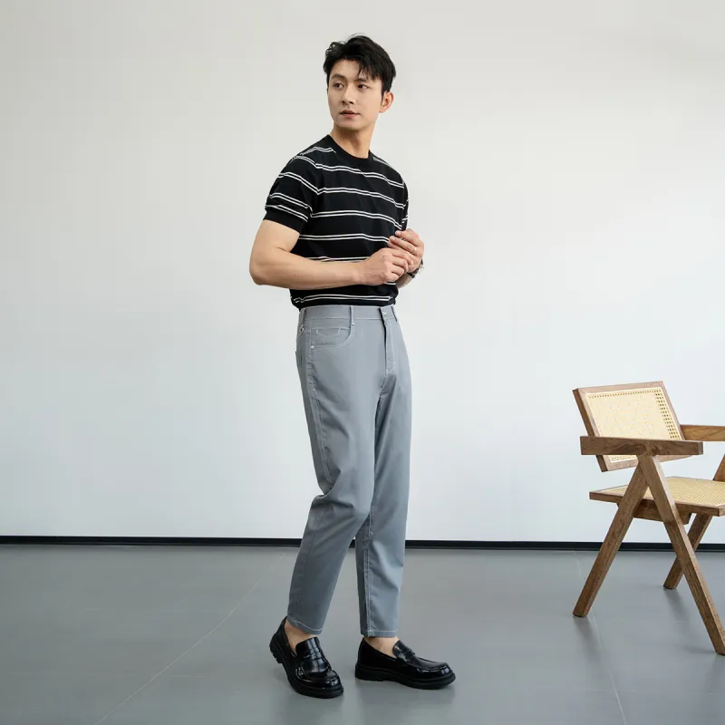 NDU Casual Pants Men Medium Gray-4