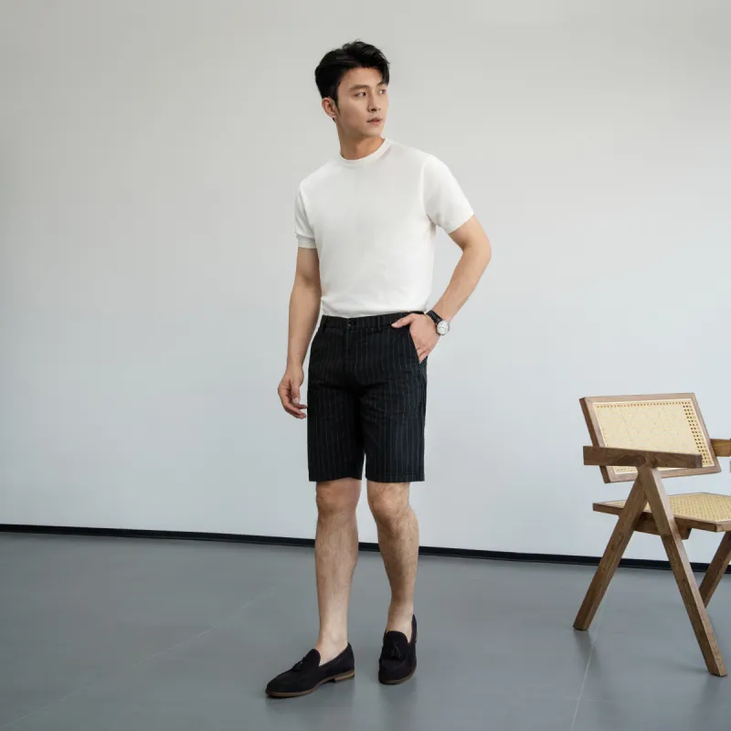 NDU Casual Shorts Men Black-4