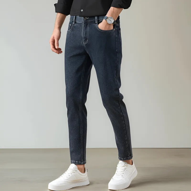NDU Jeans Men Smoke Blue-5