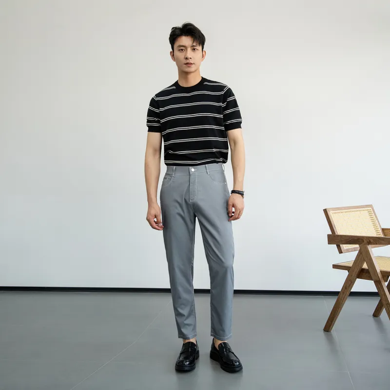 NDU Casual Pants Men Medium Gray-3