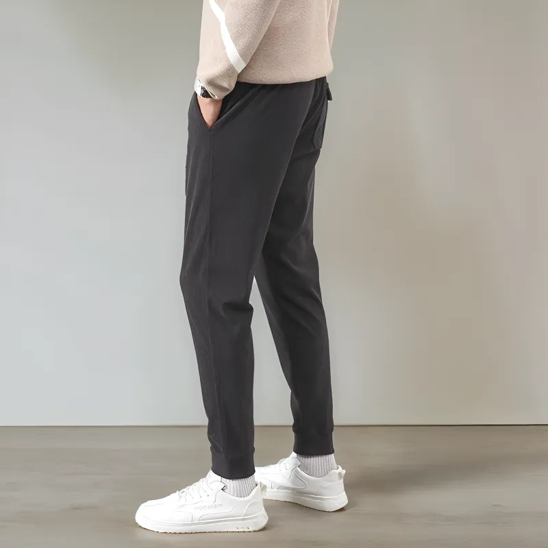 NDU Casual Pants Men Dark Gray-1