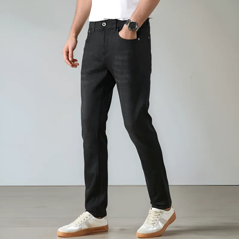NDU Jeans Men Black Gray-3