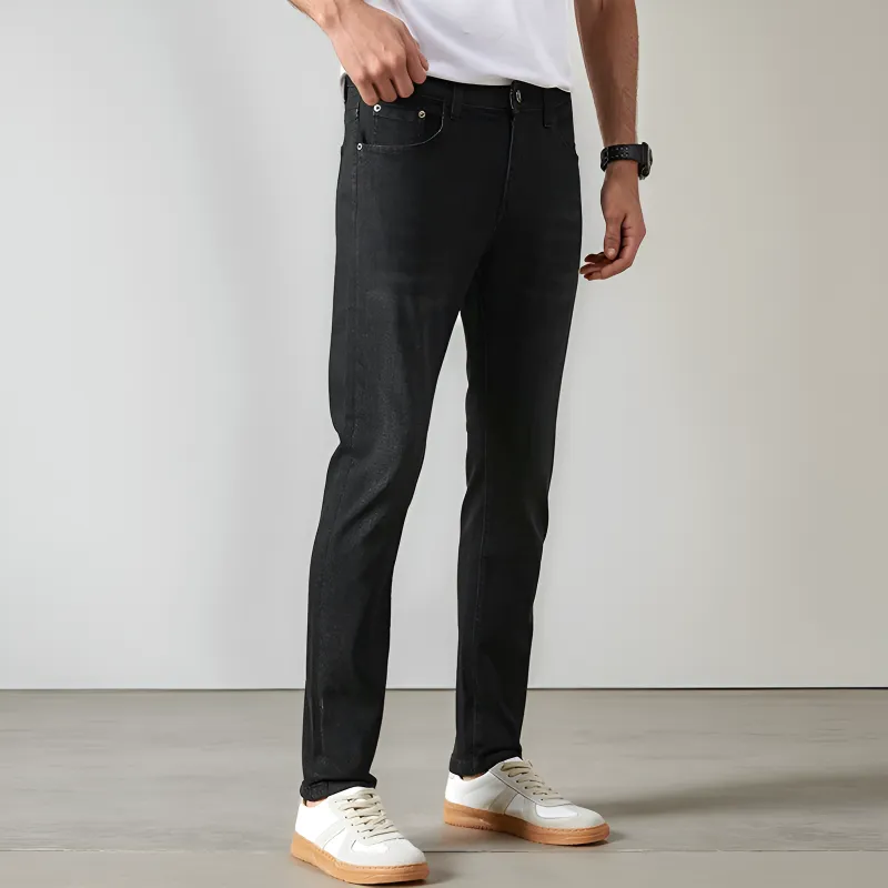 NDU Jeans Men Black Gray-4