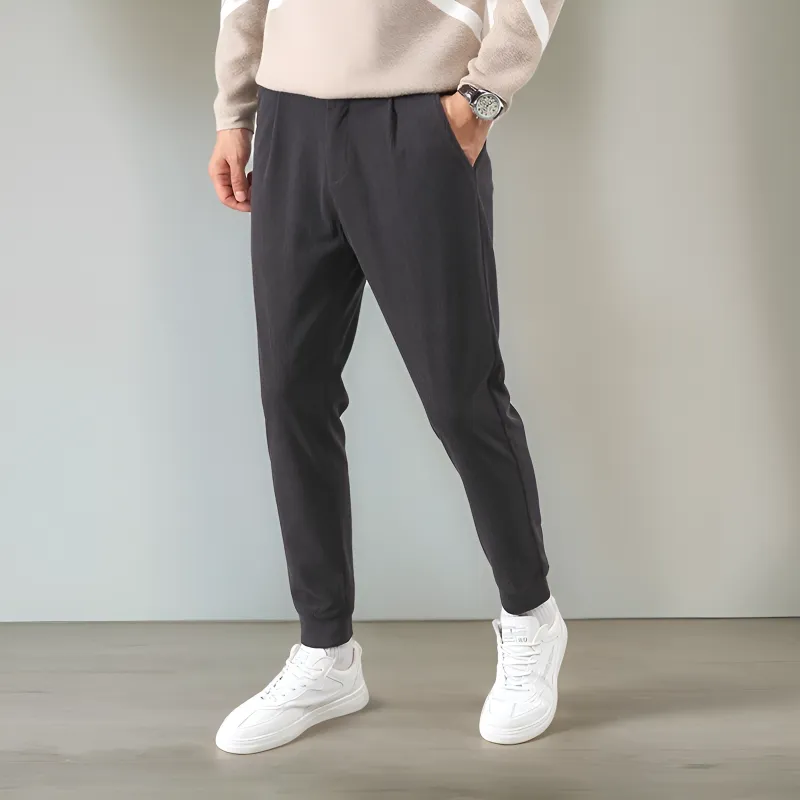 NDU Casual Pants Men Dark Gray-2