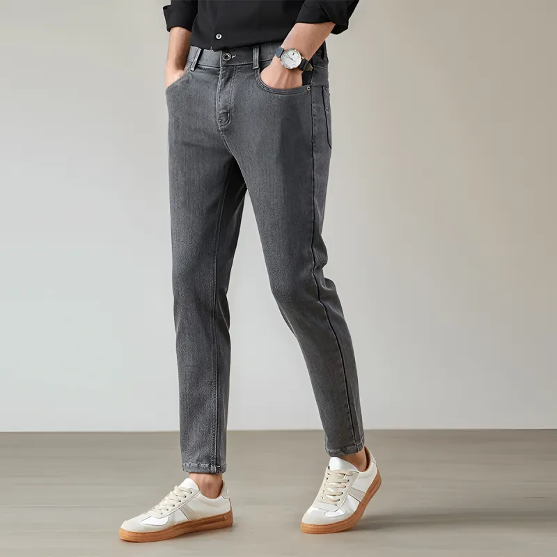 NDU Jeans Men Smoke Gray-4