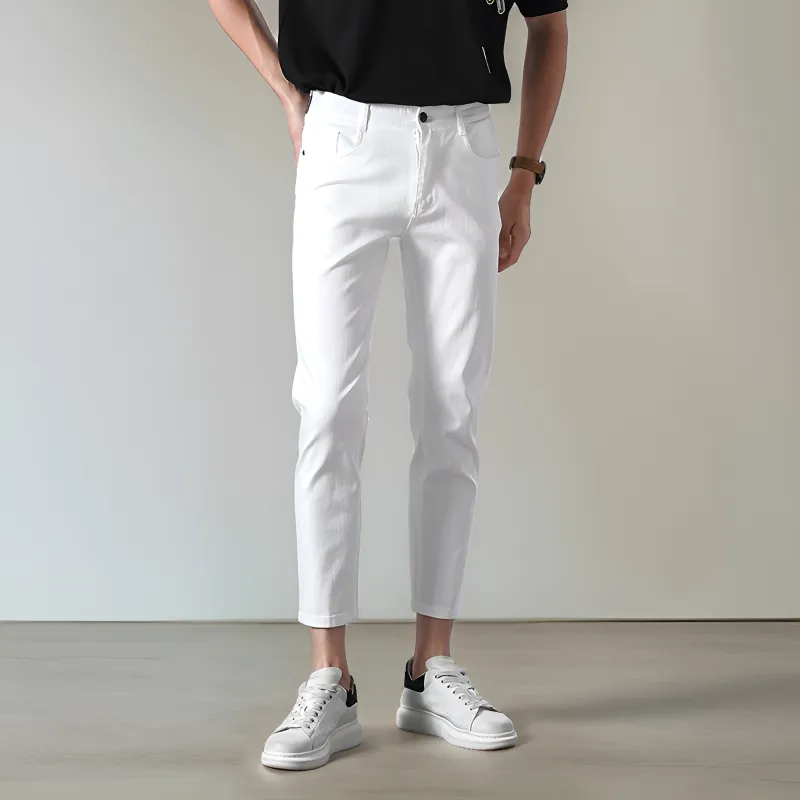NDU Jeans Men White-2