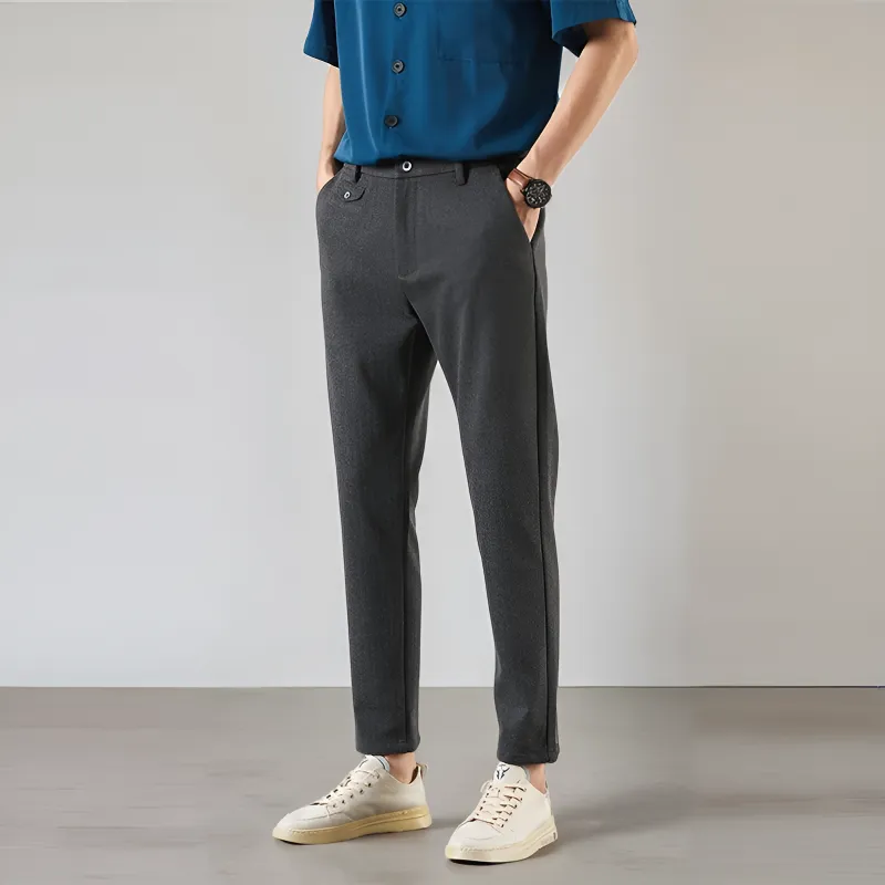 NDU Casual Pants Men Dark Gray-3
