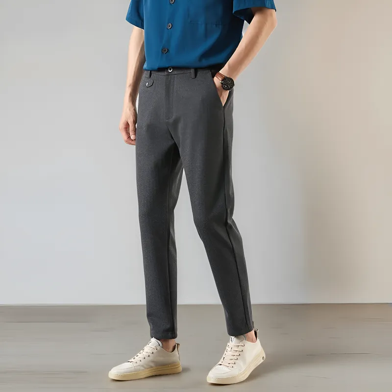 NDU Casual Pants Men Dark Gray-5
