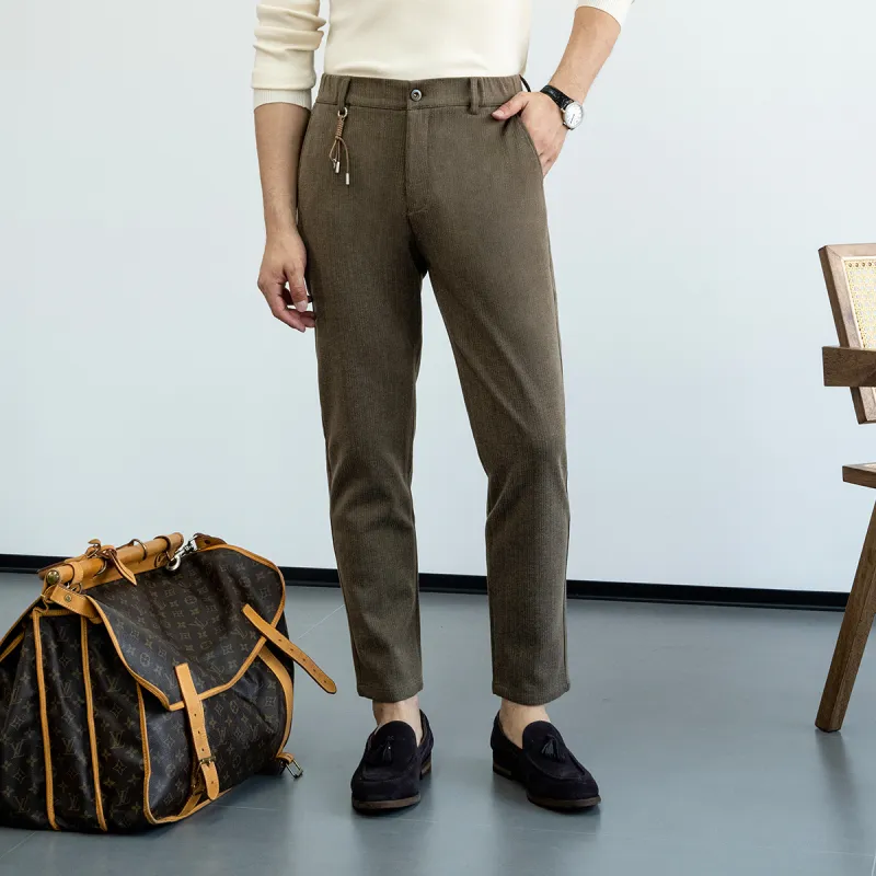 NDU Casual Pants Men Coffee-2