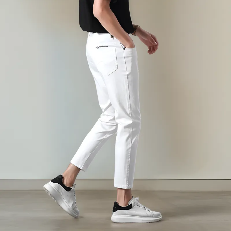 NDU Jeans Men White-4