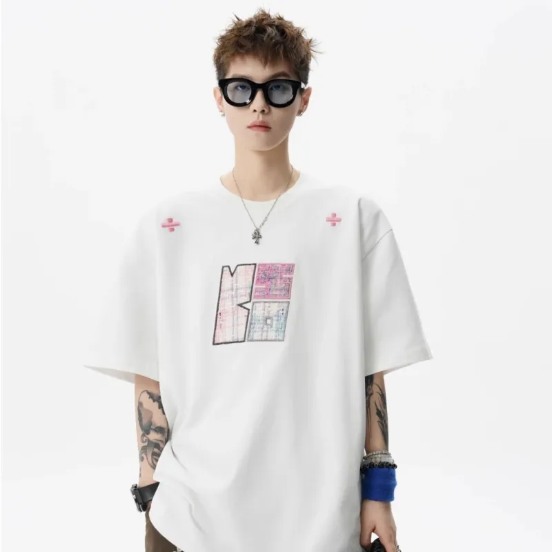 Wooden Rabbit T Shirts Men White-1