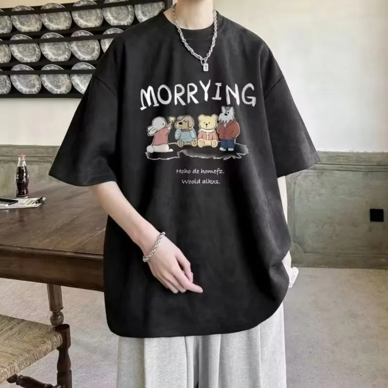 Wooden Rabbit T Shirts Men-2