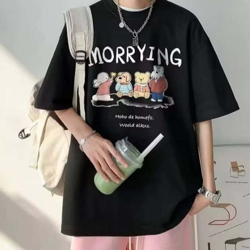 Wooden Rabbit T Shirts Men-3